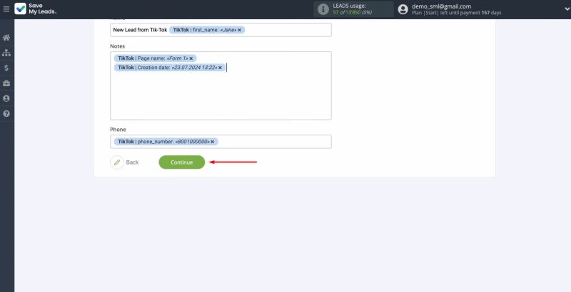 Click “Continue”