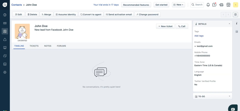 Facebook and Freshdesk integration | To check the result, go to Freshdesk