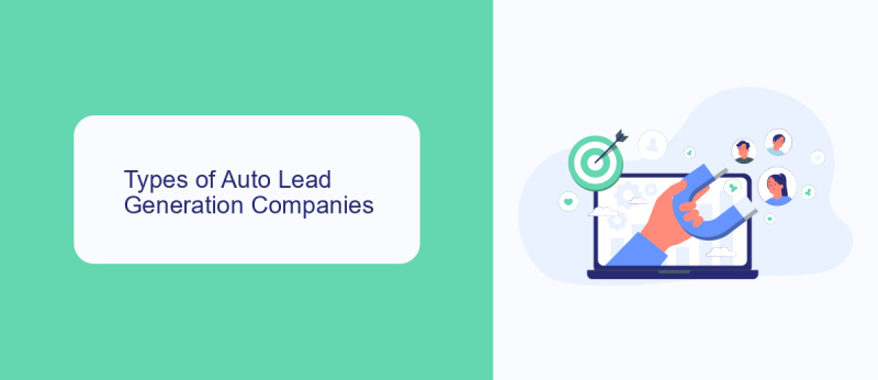 Types of Auto Lead Generation Companies