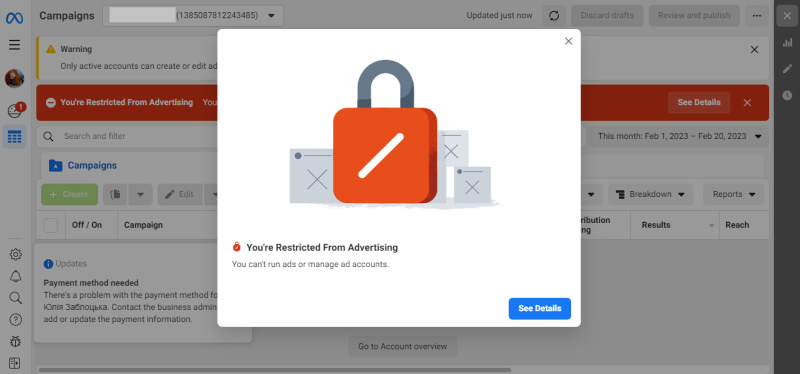 How to Unblock an Account in Facebook Ads Manager | Permanent ban