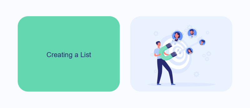 Creating a List