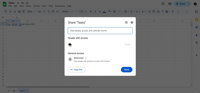 Google Sheets provides collaboration features