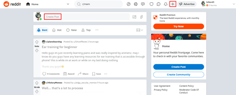 
How to make a post on Reddit | Create post<br>