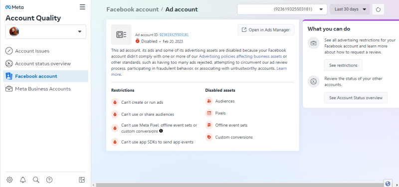 How to Unblock an Account in Facebook Ads Manager | Ad account disabled