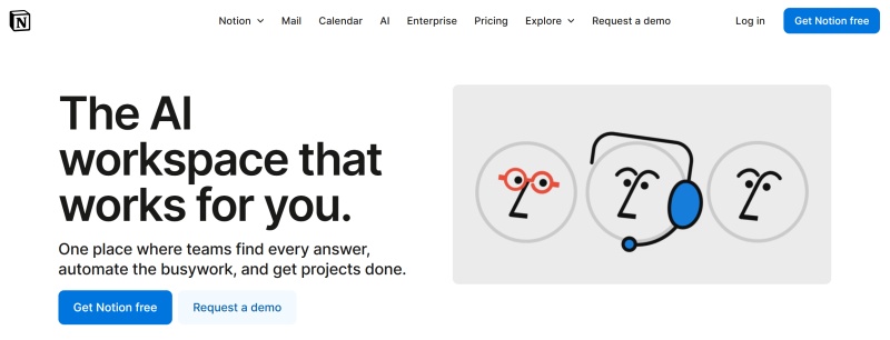 Notion website