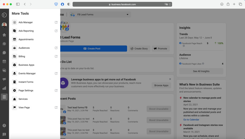 Facebook Business Manager | More Tools