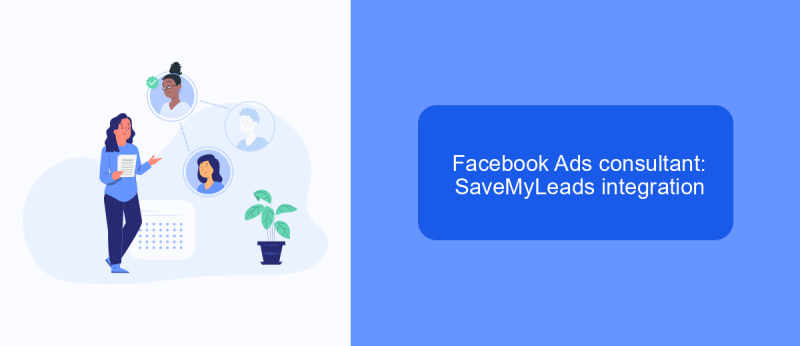 Facebook Ads consultant: SaveMyLeads integration