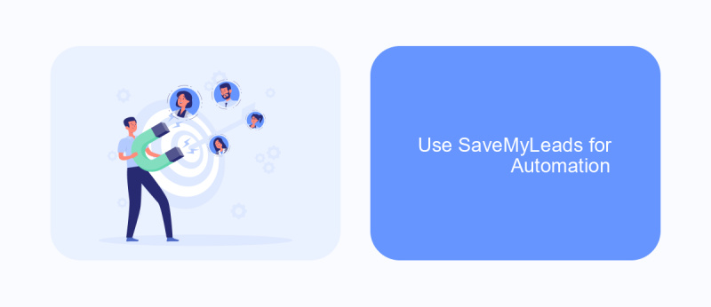 Use SaveMyLeads for Automation