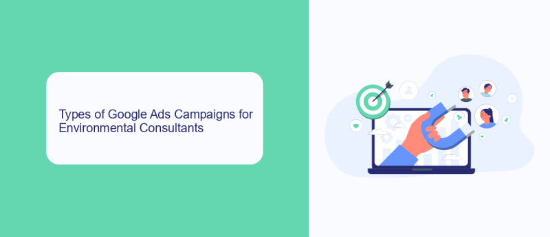 Types of Google Ads Campaigns for Environmental Consultants