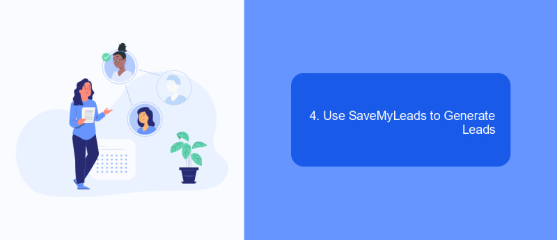 4. Use SaveMyLeads to Generate Leads
