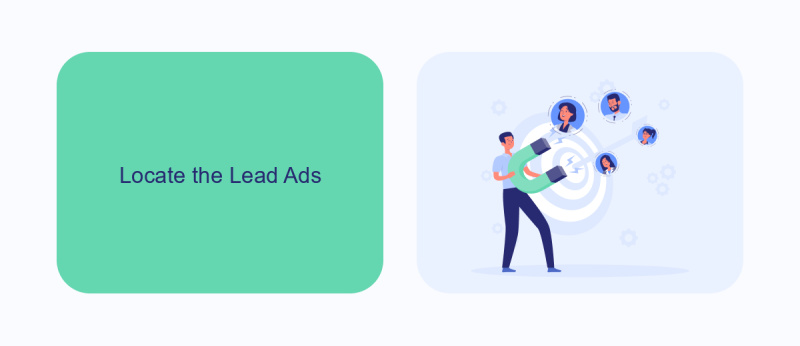Locate the Lead Ads