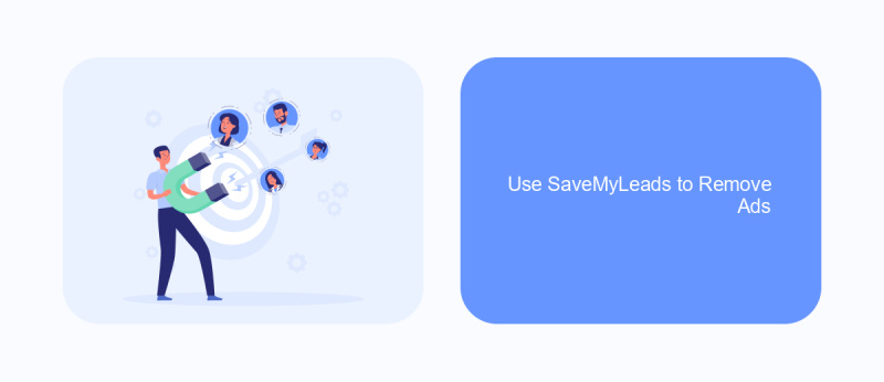 Use SaveMyLeads to Remove Ads