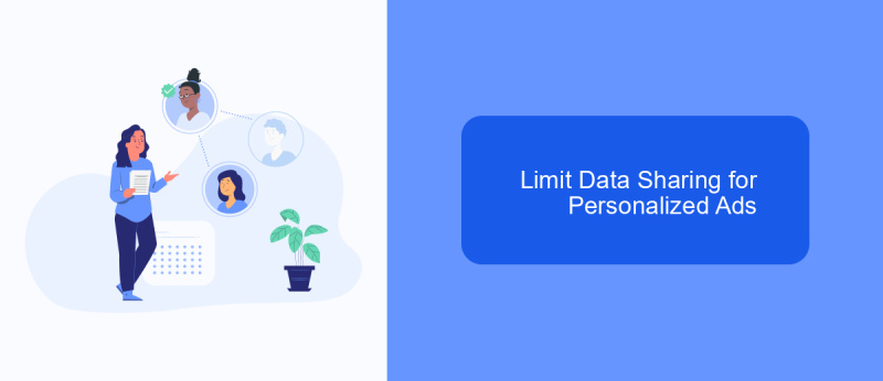 Limit Data Sharing for Personalized Ads