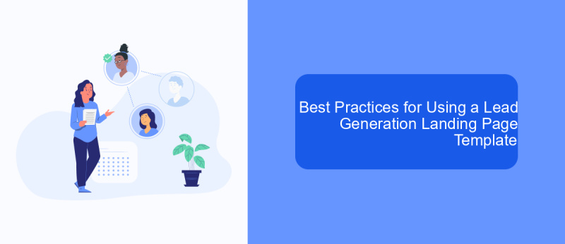 Best Practices for Using a Lead Generation Landing Page Template
