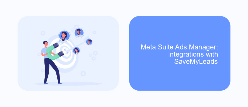 Meta Suite Ads Manager: Integrations with SaveMyLeads