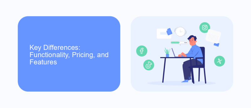 Key Differences: Functionality, Pricing, and Features