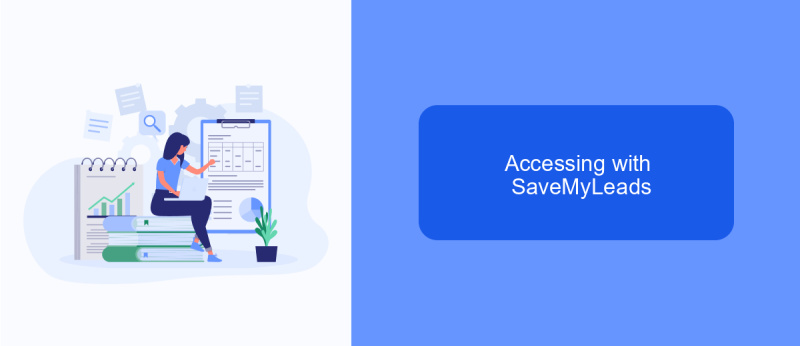 Accessing with SaveMyLeads